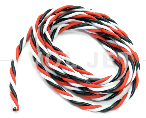 Сервопровод 26AWG трёхжильный, плетёный